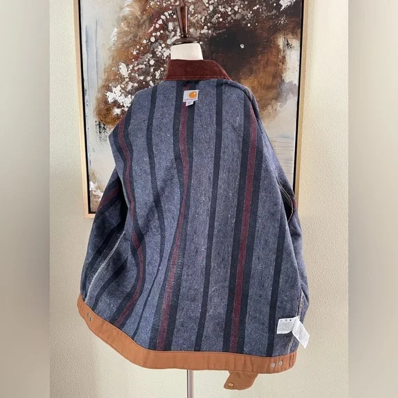 Vintage RARE Carhartt blanket lined Duck Detroit jacket size 3XL Tall BNWT~ - Picture 11 of 13